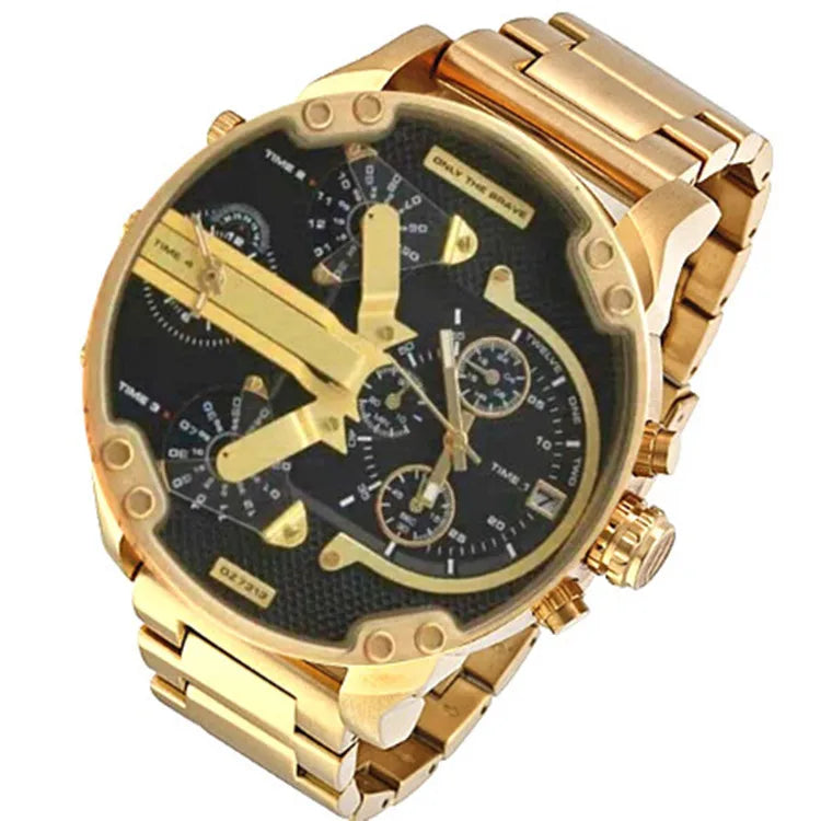 Trendy Men's Stainless Steel Watch
