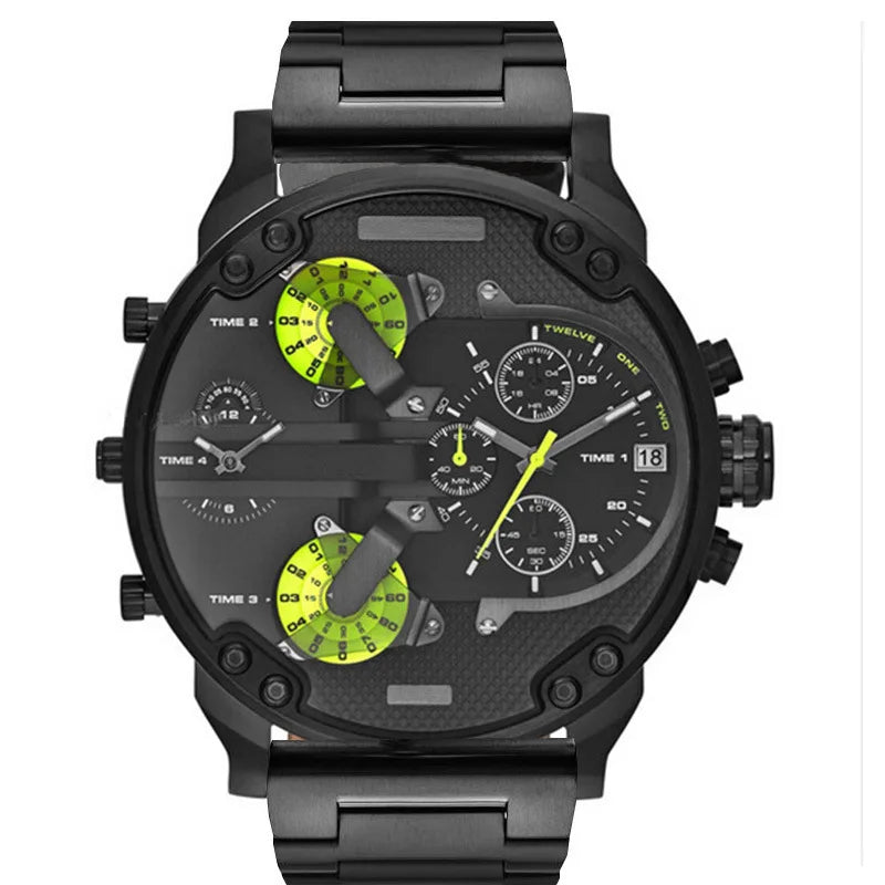 Trendy Men's Stainless Steel Watch