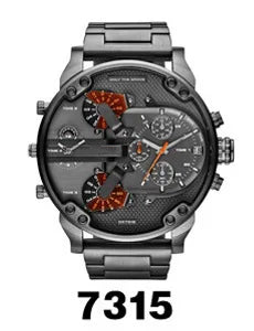 Trendy Men's Stainless Steel Watch