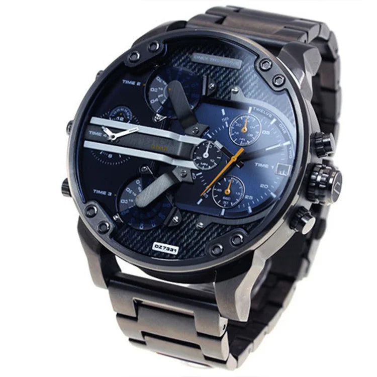 Trendy Men's Stainless Steel Watch